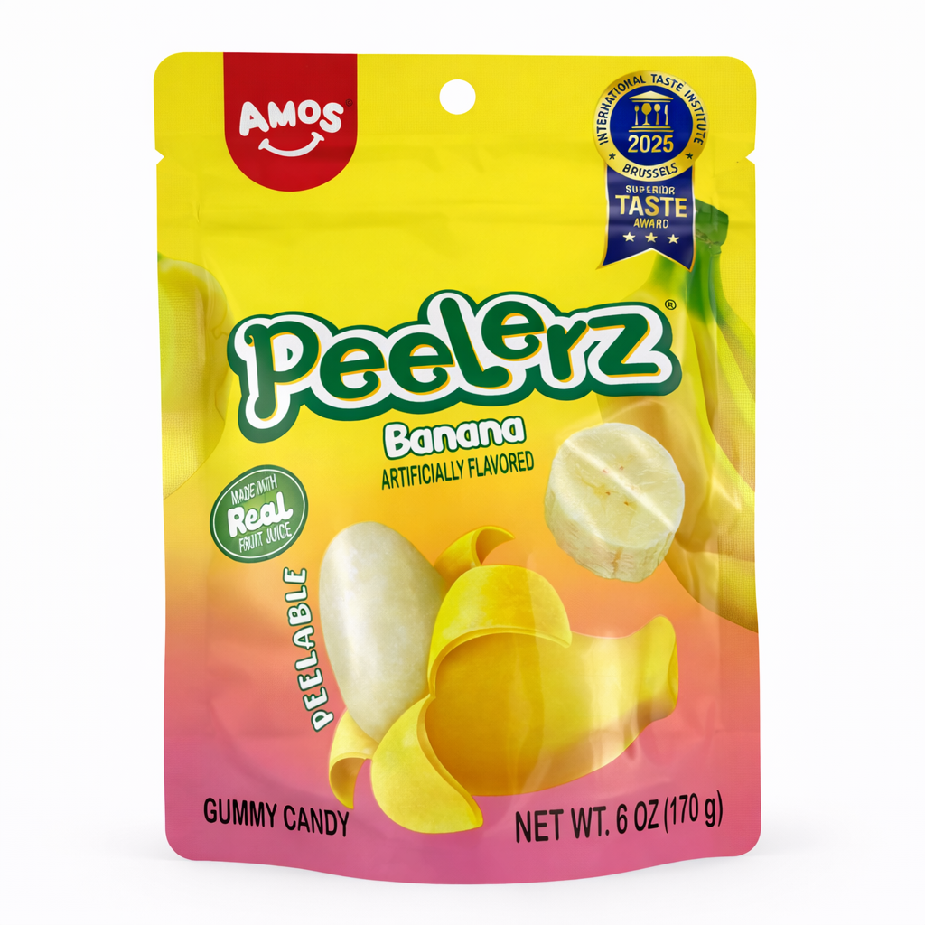 AMOS Peelable Gummy Candy 6oz Bag