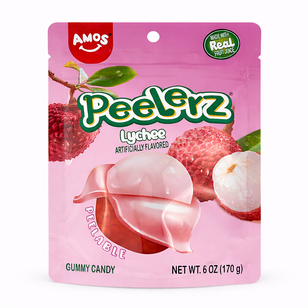 AMOS Peelable Gummy Candy 6oz Bag