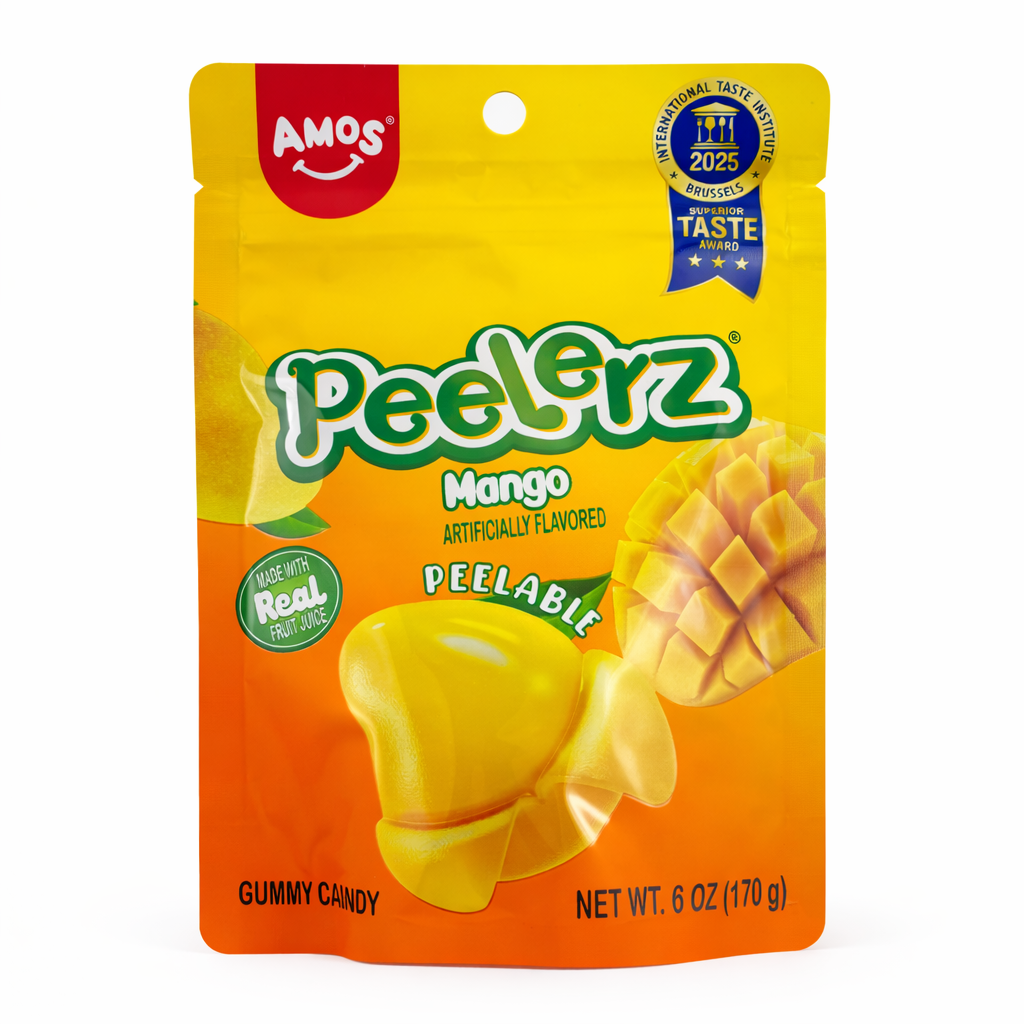 AMOS Peelable Gummy Candy 6oz Bag