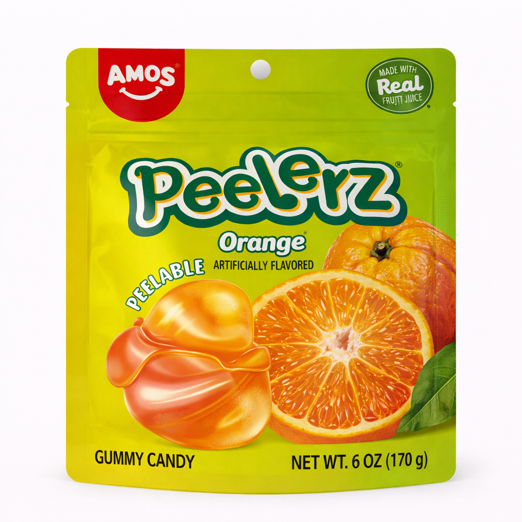AMOS Peelable Gummy Candy 6oz Bag