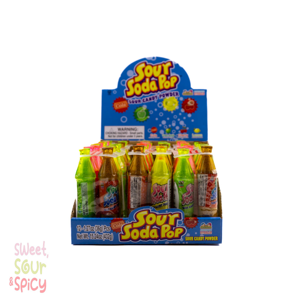 Kidsmania Sour Soda Pop  12 Pieces