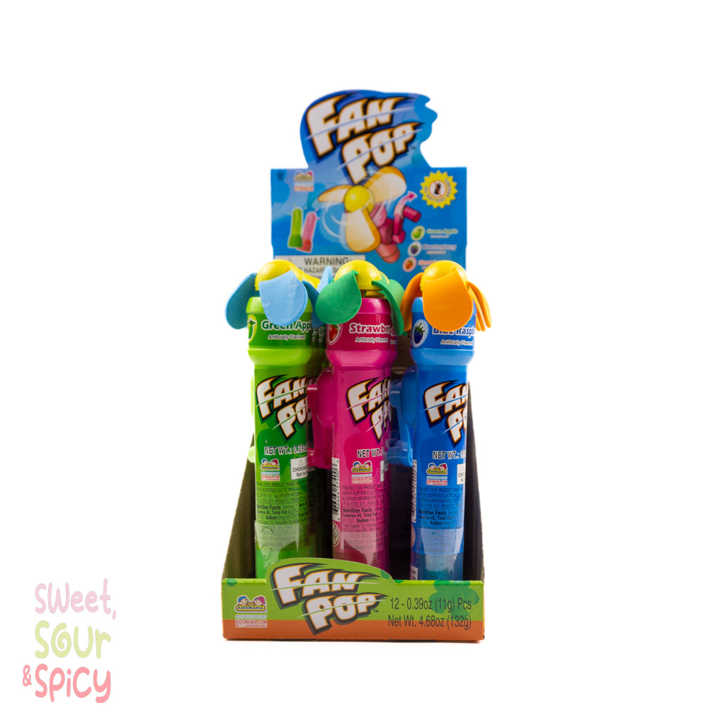 Kidsmania Fan Pop 12 Pieces – Sweet Sour & Spicy