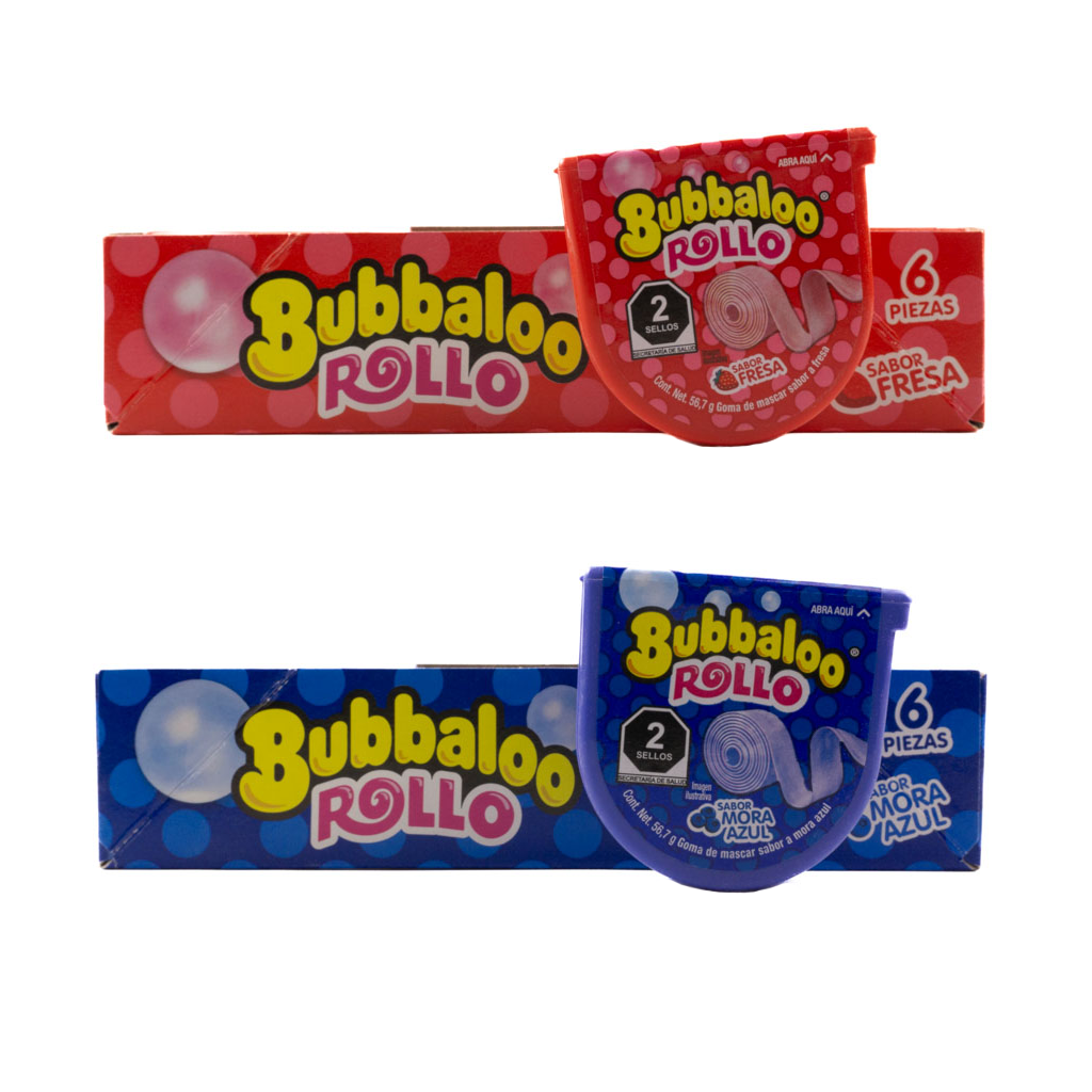 Bubbaloo Rollo 6 Pieces