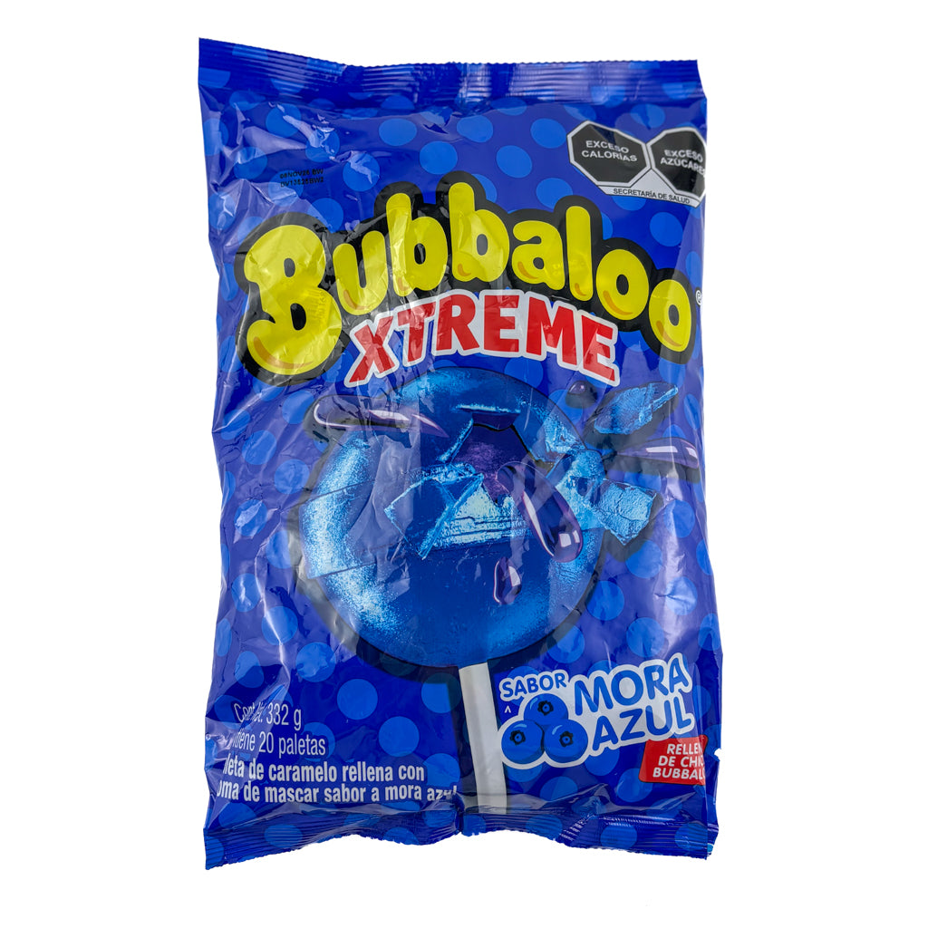 Bubbaloo Xtreme Lollipop 20 Pieces