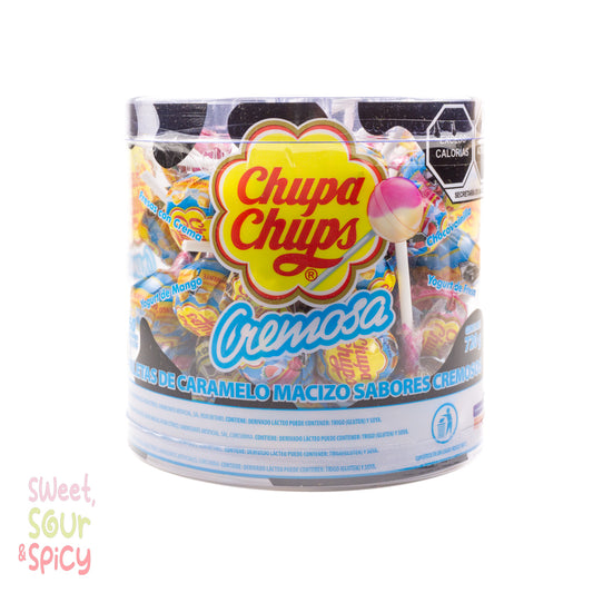 Chupa Chups Cremosa Lollipops 60 Pieces