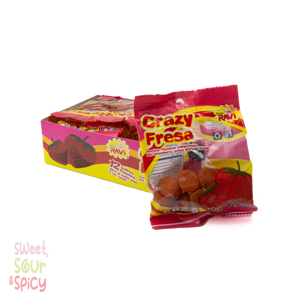 Crazy Python Sweets Crazy Ravi Gummies 12 Pieces – Sweet Sour & Spicy
