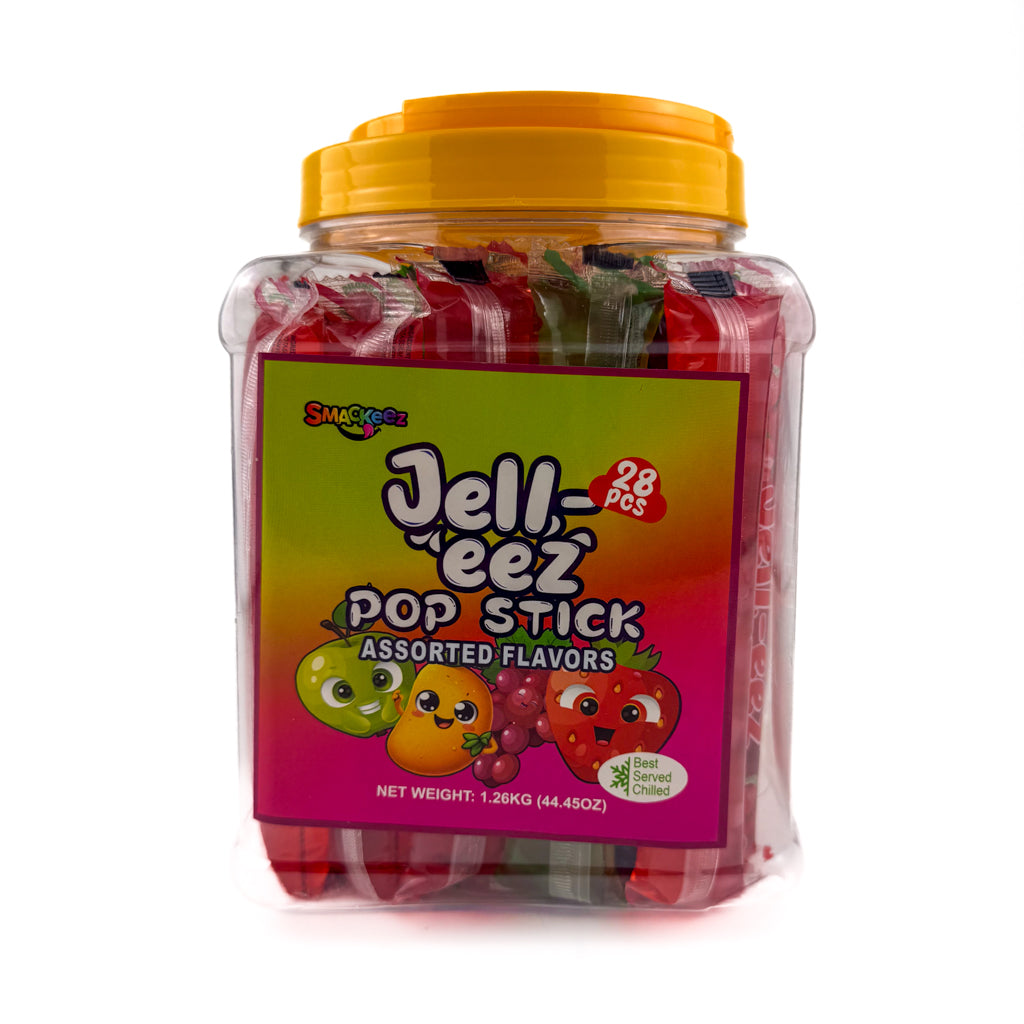 Jell-eez Pop Stick Jar 28 Pieces