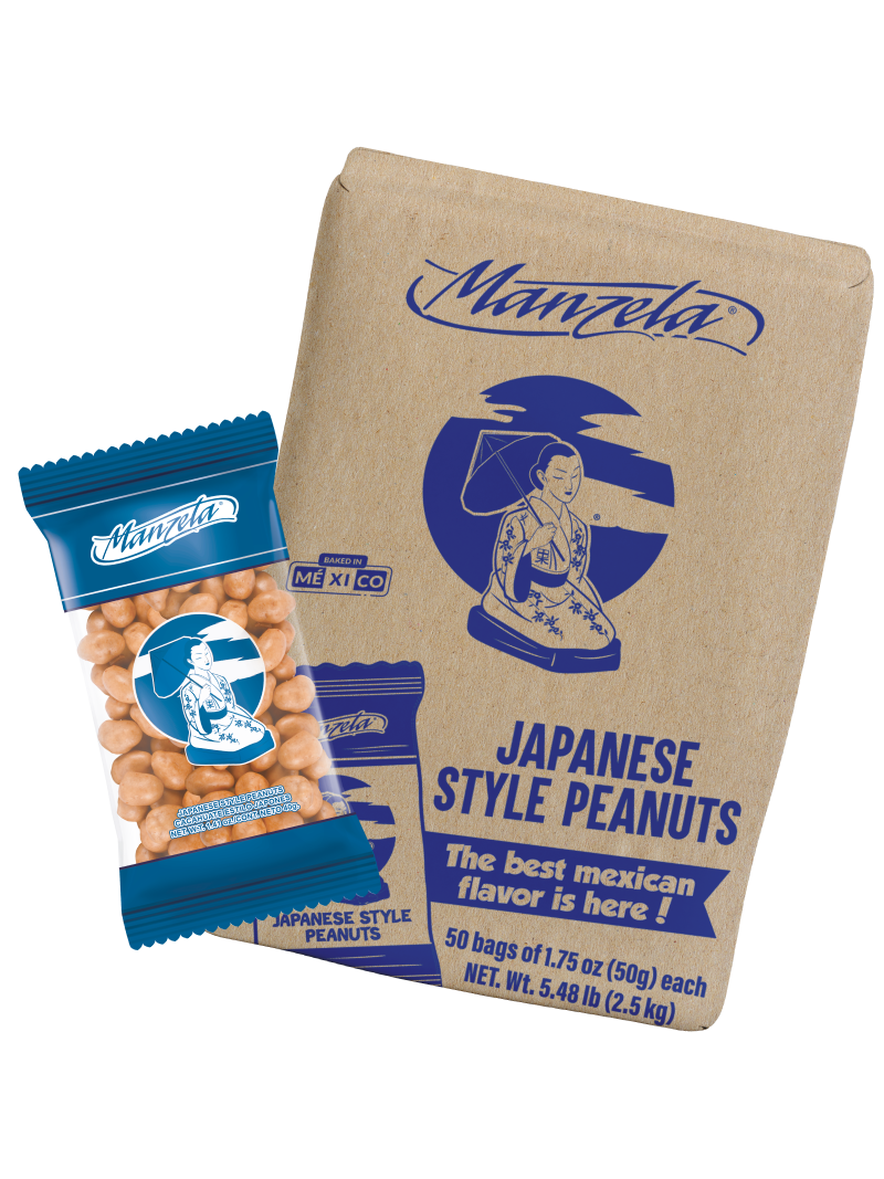 Manzela Japanese Style Peanuts 50 Pieces