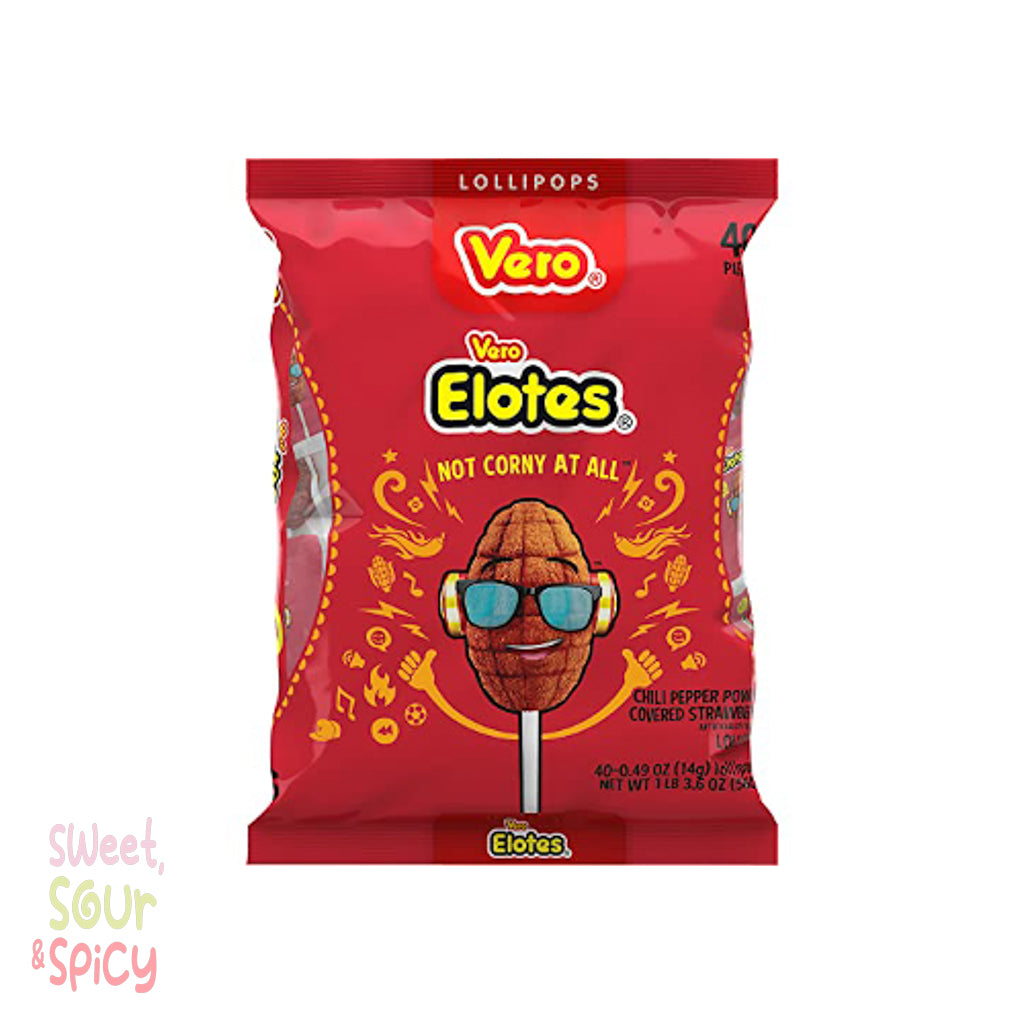 Elote Lollipop 40 Pieces